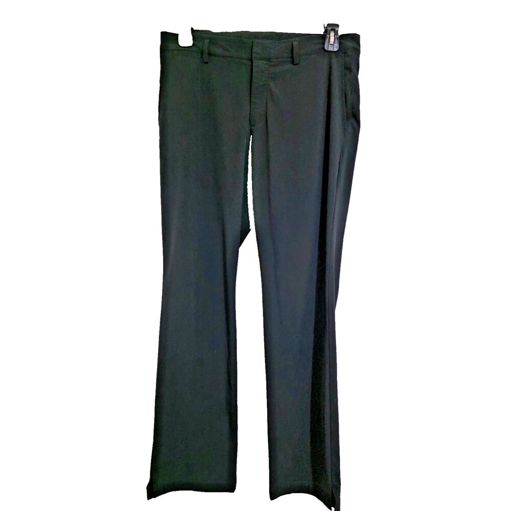 Nike Mens Black Dri-Fit Golf Pants 32x30 Flat Front Standard Fit